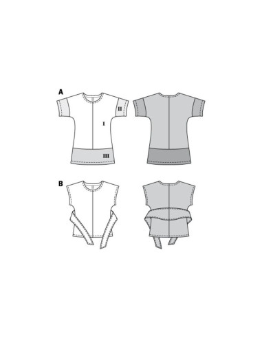 T-shirt pattern - Burda 6330