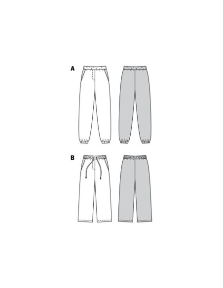 Pants pattern - Burda 6333