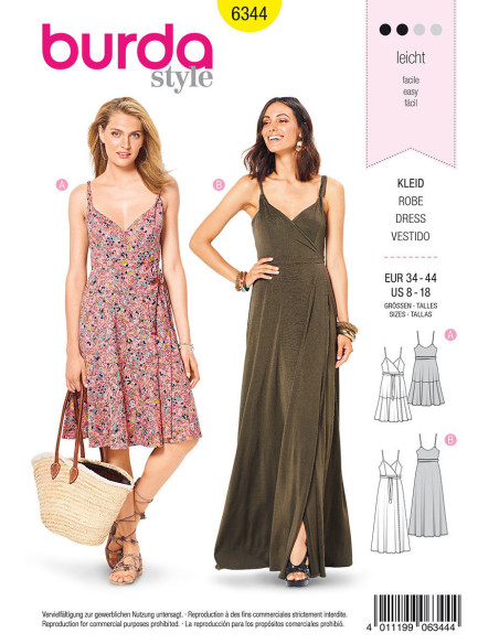 Dress pattern - Burda 6344