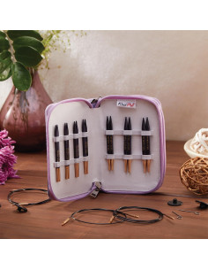 KnitPro J'adore Cubics Interchangeable Circular Knitting Needle Set