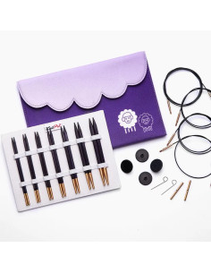 KnitPro J'adore Cubics 13 cm Interchangeable Circular Knitting Needle Set 2