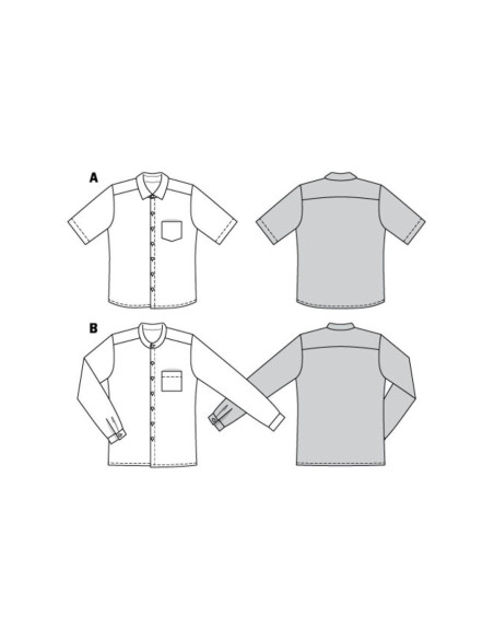 Shirt pattern - Burda 6349