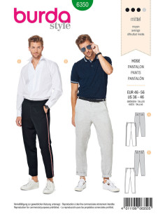 Pants pattern - Burda 6350