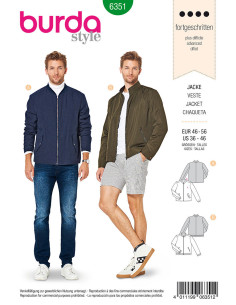 Jacket pattern - Burda 6351