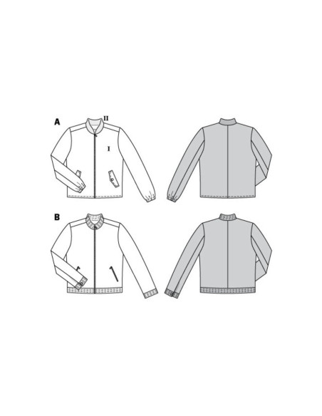 Jacket pattern - Burda 6351