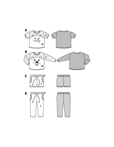 Pajama pattern - Burda 9326
