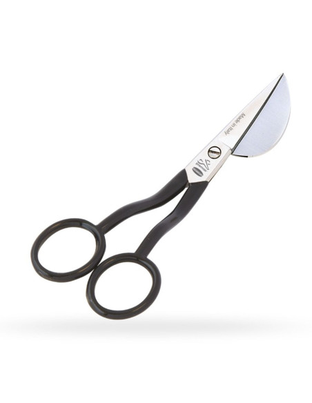 Premax applied scissors with black curved handle 15 cm