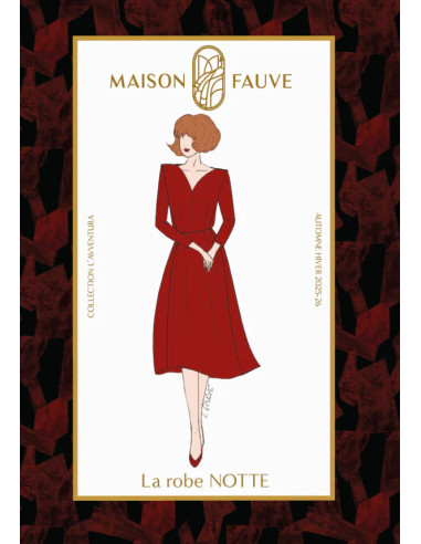 Notte Dress Pattern - Maison Fauve