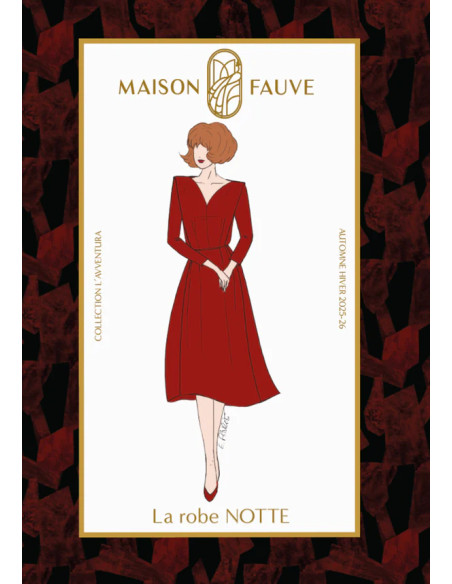 Notte Dress Pattern - Maison Fauve