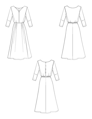 Notte Dress Pattern - Maison Fauve