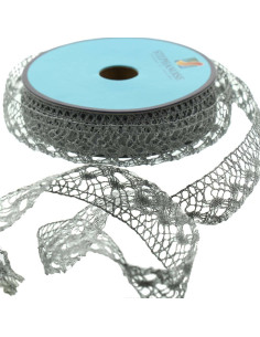 Lurex lace - Silver