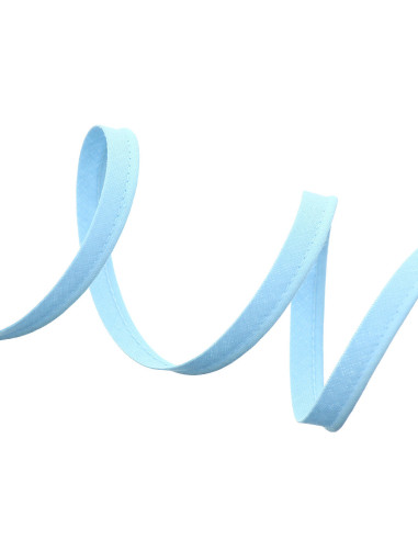 All-textile piping 10 mm - Sky blue
