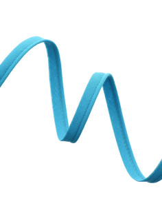 All-textile piping 10 mm - Ocean blue