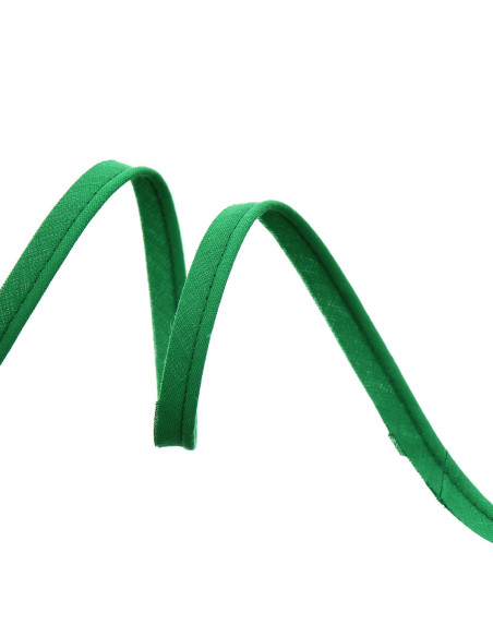 All-textile piping 10 mm - Grass green