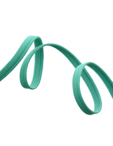 All-textile piping 10 mm - Pool green