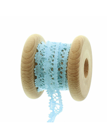 Iridescent lace - Sky blue