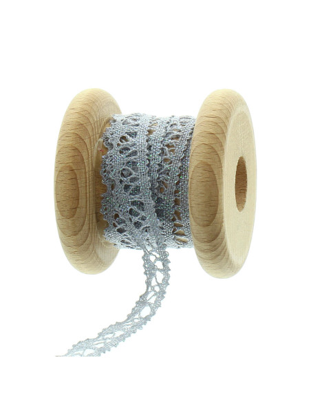 Iridescent lace - Pearl gray