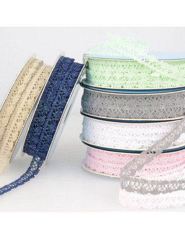 Iridescent lace - Pearl gray