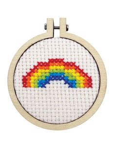 Mini cross-stitch embroidery kit - Love is love 2
