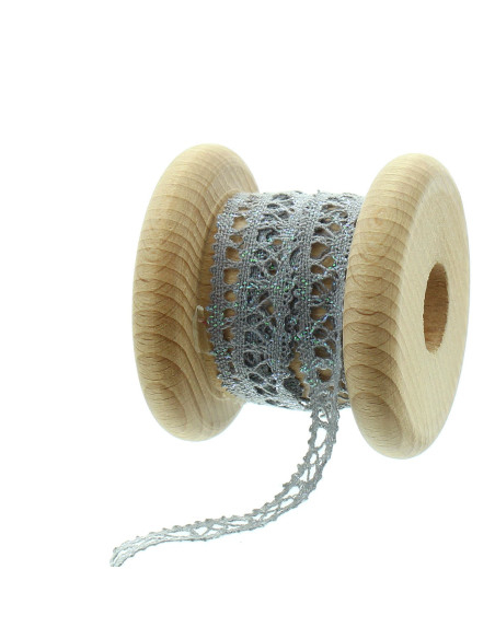 Iridescent lace - Anthracite gray