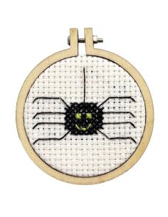 Mini cross-stitch embroidery kit - Evening spider, hope! 2