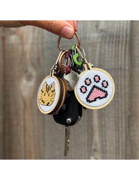 Mini cross-stitch embroidery kit - Stop goofing off