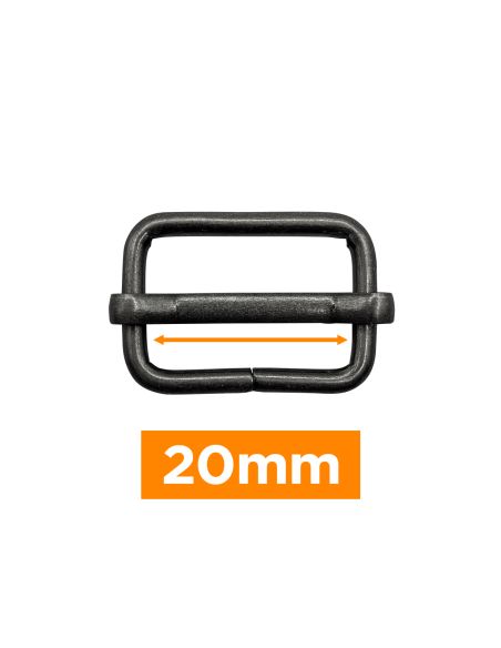 Premium sliding loop - 20 mm gunmetal
