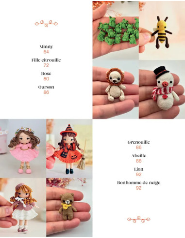 Book of micro-crochet dolls