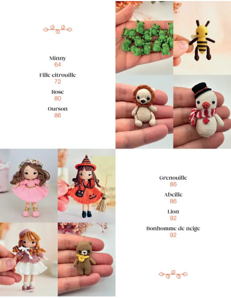 Book of micro-crochet dolls