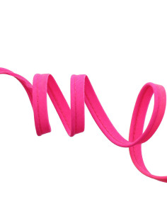 All-textile piping 10 mm - Fluorescent pink