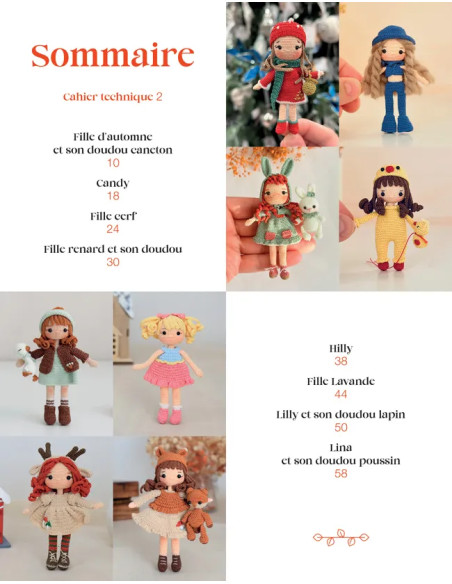 Book of micro-crochet dolls