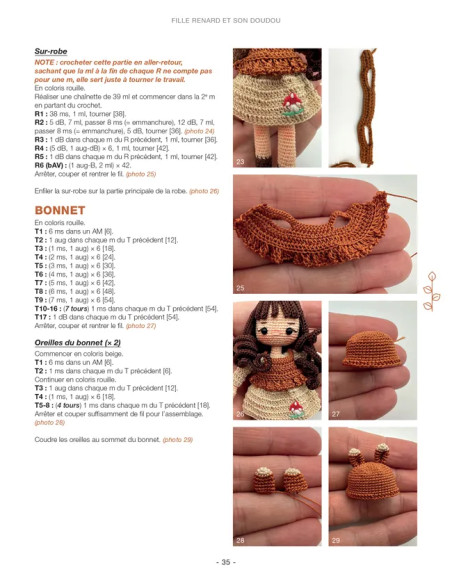 Book of micro-crochet dolls