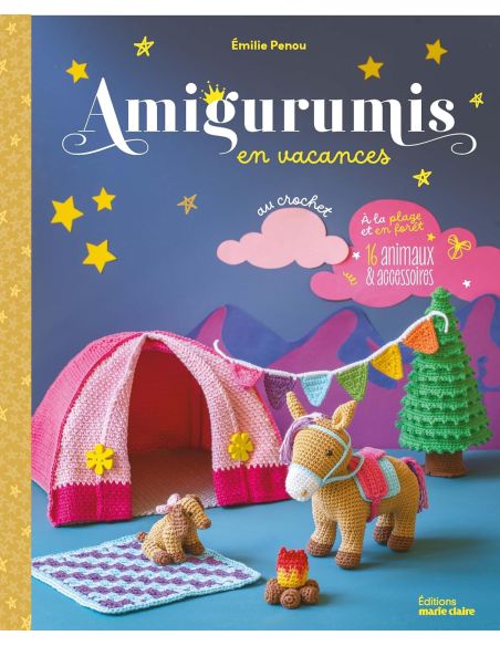 Amigurumi Book on Vacation at the Beach and in the Forest
