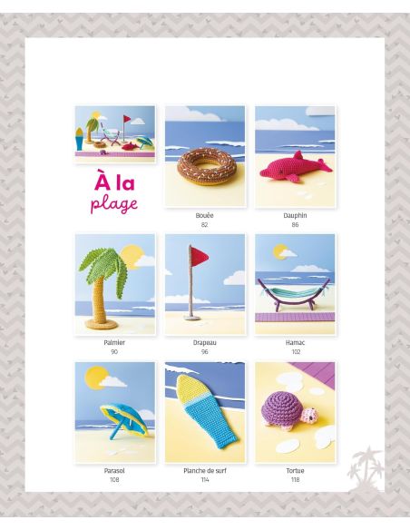 Amigurumi Book on Vacation at the Beach and in the Forest