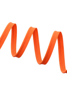 All-textile piping 10 mm - Fluorescent orange