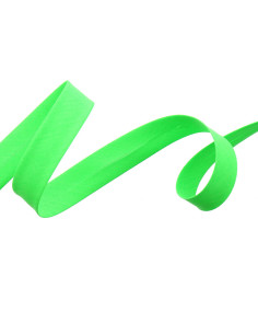 Fluorescent green all-textile bias