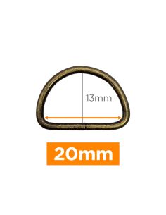 Premium D-ring - Bronze 20 mm