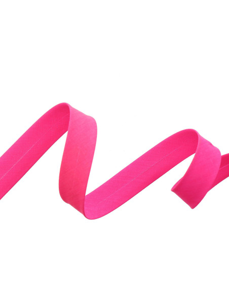 Fluorescent pink bias tape - All textile