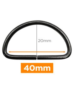 Premium D-ring - 40 mm gunmetal