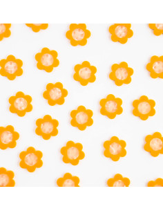 4-hole daisy buttons - Yellow 27 mm 2