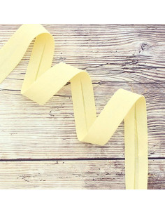 Organic cotton bias - Yellow