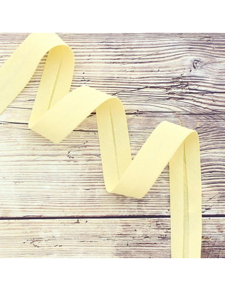 Organic cotton bias - Yellow