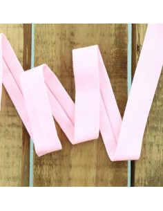 Cotton jersey bias - Baby pink