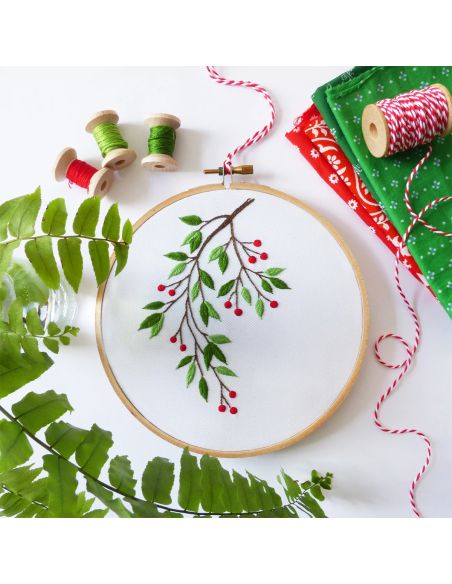 Tamar Nahir-Yanai Embroidery Kit - Mistletoe