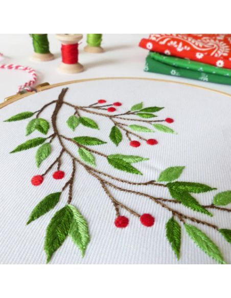 Tamar Nahir-Yanai Embroidery Kit - Mistletoe