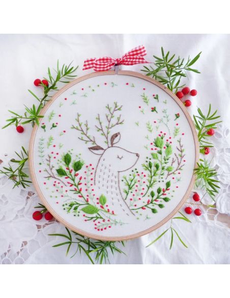Tamar Nahir-Yanai Embroidery Kit - Christmas Deer