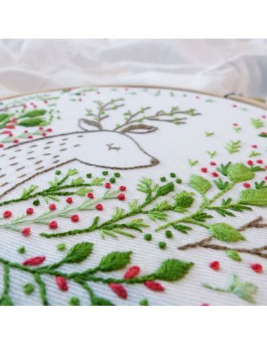 Tamar Nahir-Yanai Embroidery Kit - Christmas Deer