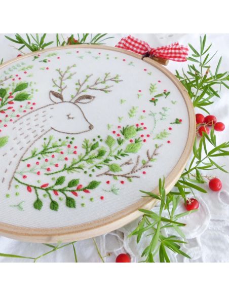 Tamar Nahir-Yanai Embroidery Kit - Christmas Deer