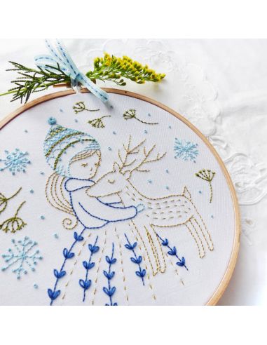 Tamar Nahir-Yanai Embroidery Kit - Golden Deer