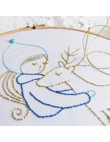 Tamar Nahir-Yanai Embroidery Kit - Golden Deer